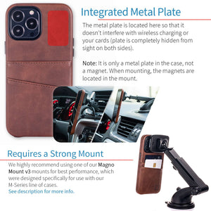 iPhone 13 Pro Max Exec M2 Wallet Case [Brown]