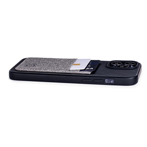 iPhone 13 Pro Max Luxe M2T Wallet Case [Black/Grey]