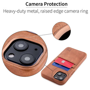 iPhone 13 Genuine Leather M2GL Card Case [Light Brown]