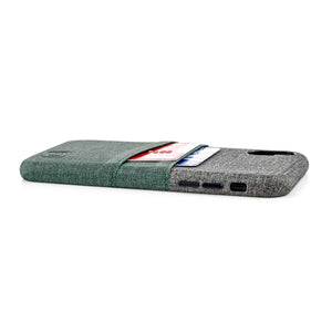 iPhone XR Luxe M2 Wallet Case [Green/Grey]