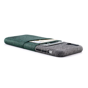 iPhone X/XS Luxe M2 Wallet Case [Green/Grey]