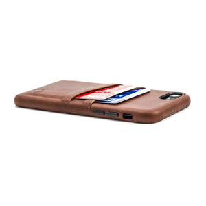 Exec Wallet Case for iPhone SE 3, SE 2, 8, 7 [Brown]