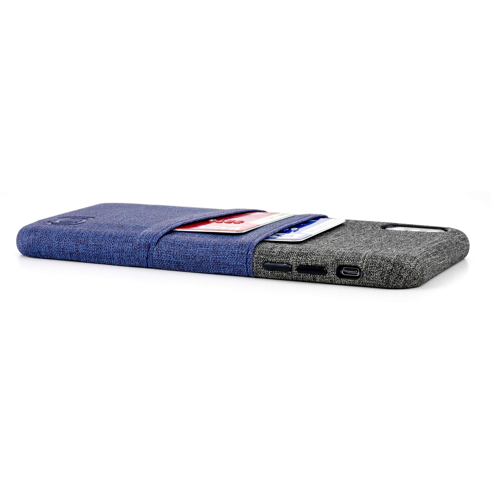 iPhone XS Max Luxe M2 Wallet Case [Blue/Grey]