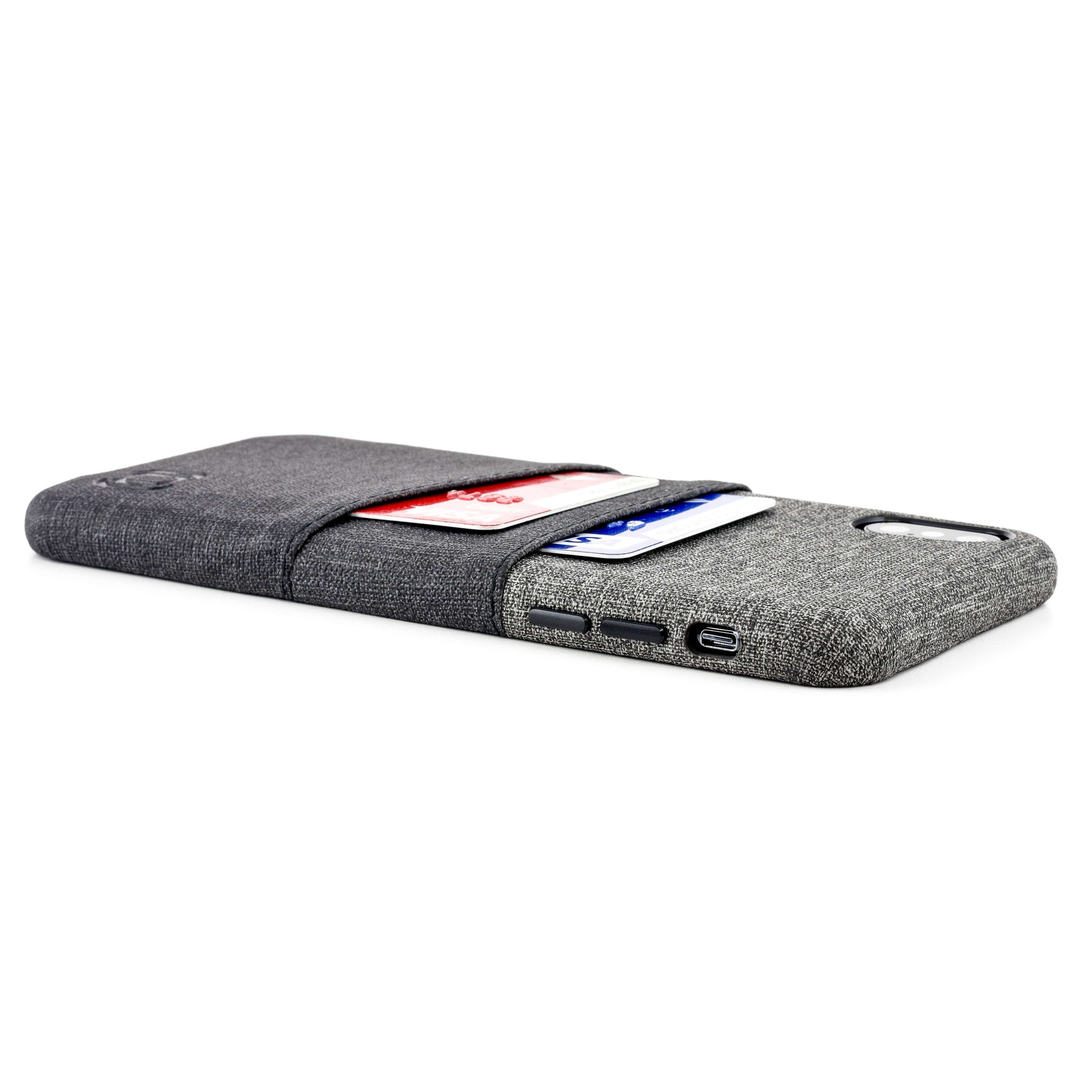 iPhone XS Max Luxe M2 Wallet Case [Black/Grey]