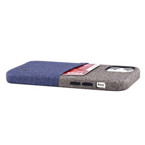 iPhone 12 Mini Luxe M2 Wallet Case [Blue/Grey]