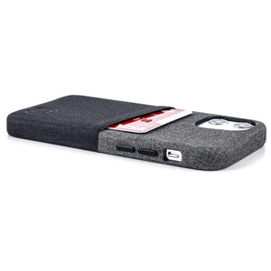 iPhone 12 Mini Luxe M2 Wallet Case [Black/Grey]