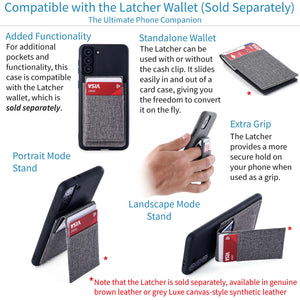 Samsung Galaxy S21 Plus Luxe M2T Wallet Case [Black/Grey]