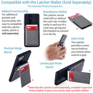 Samsung Galaxy S21 FE Luxe M2T Wallet Case [Black/Grey]