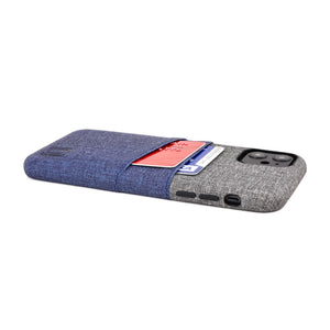 iPhone 11 Luxe M2 Wallet Case [Blue/Grey]