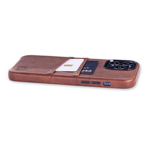 iPhone 13 Pro Max Exec M2 Wallet Case [Brown]