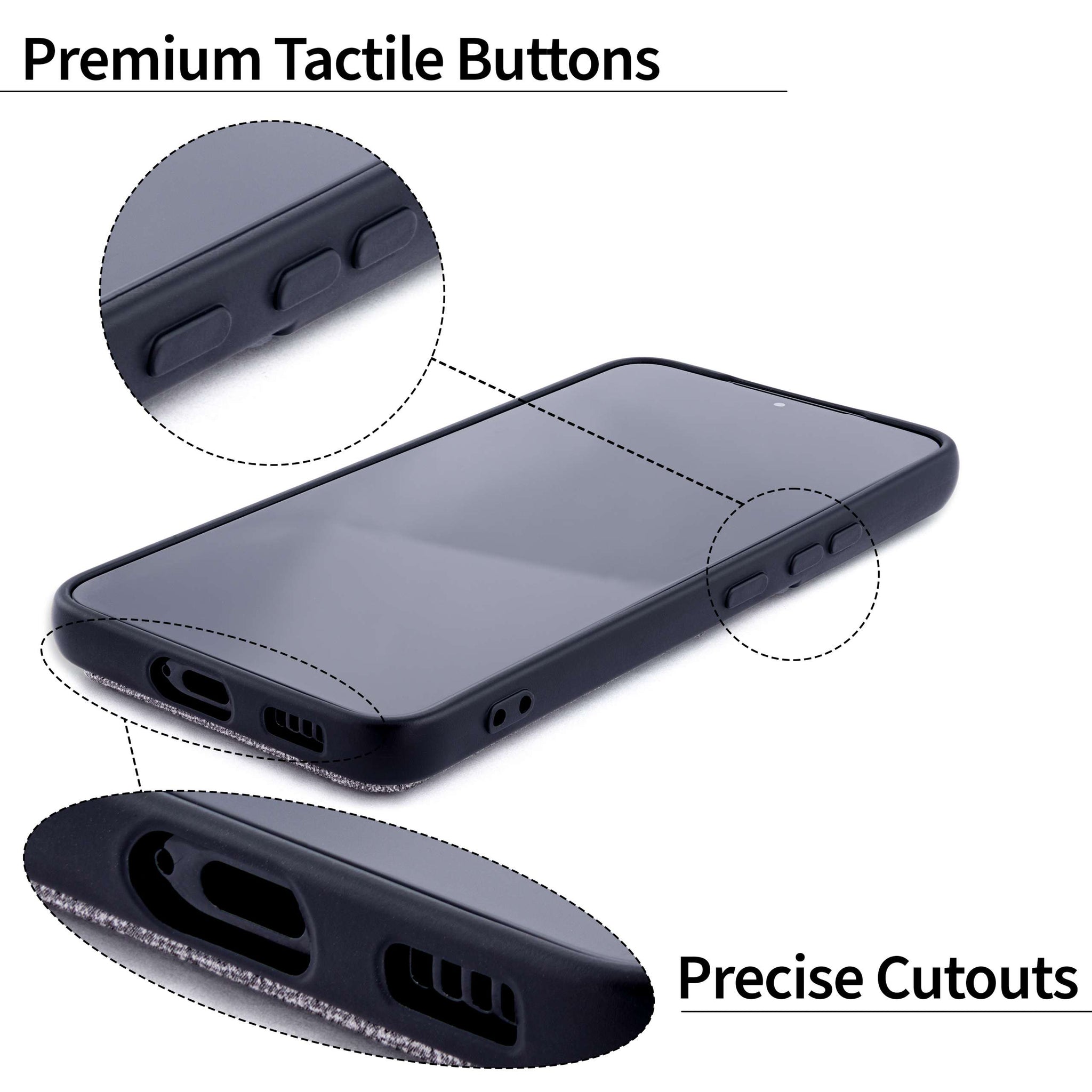 Samsung Galaxy S22 M2T Wallet Case, [Black/Grey]