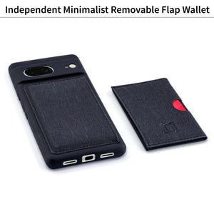 Google Pixel 7 Flip Removable Card Case [Black]
