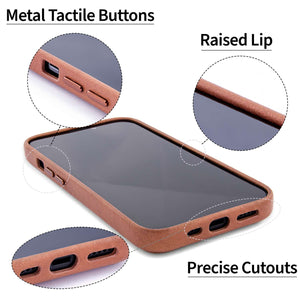 iPhone 13 Genuine Leather M2GL Card Case [Light Brown]
