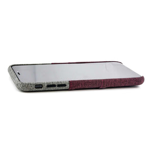 iPhone XR Luxe M2 Wallet Case [Maroon/Grey]