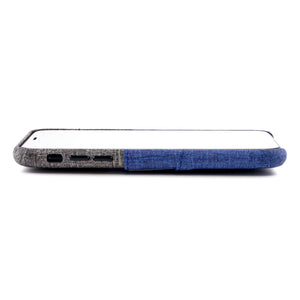 iPhone XR Luxe M2 Wallet Case [Navy/Grey]