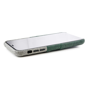 iPhone XR Luxe M2 Wallet Case [Green/Grey]