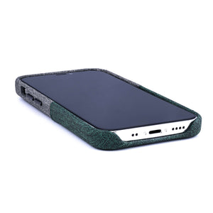 iPhone 12 Mini Luxe M2 Wallet Case [Green/Grey]