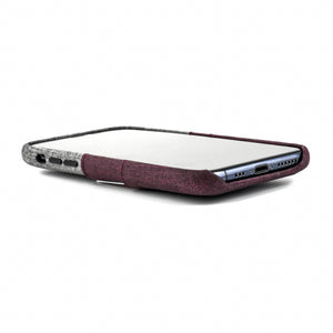 iPhone 11 Pro Luxe M2 Wallet Case [Maroon/Grey]