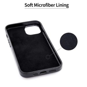 iPhone 13 Genuine Leather M2GL Card Case [Black]