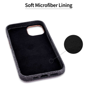 iPhone 13 Fabric M2F Card Case [Light Brown]