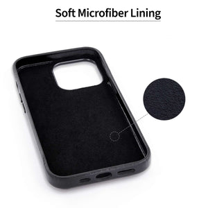iPhone 13 Pro Genuine Leather M2GL Card Case [Black]