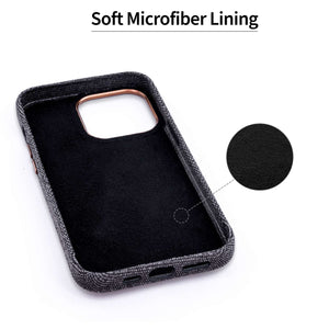 iPhone 13 Pro Fabric M2F Card Case [Light Brown]
