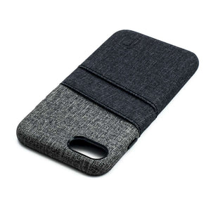 iPhone SE 3, SE 2, 8/7 Luxe M2 Wallet Case [Black/Grey]