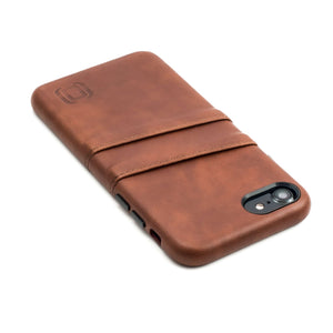 Exec Wallet Case for iPhone SE 3, SE 2, 8, 7 [Brown]