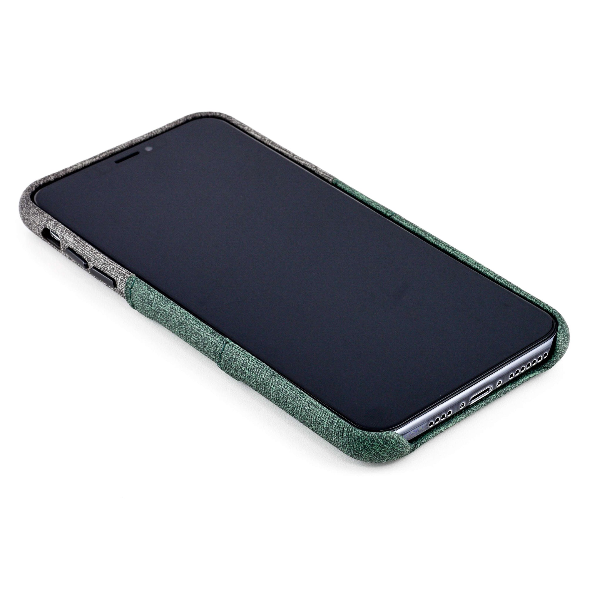 iPhone XS Max Luxe M2 Wallet Case [Green/Grey]