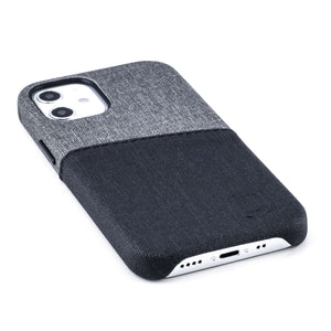 iPhone 12 Mini Luxe M2 Wallet Case [Black/Grey]