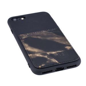 iPhone SE 2, 8/7 M2T Wallet Case [Black/Gold]