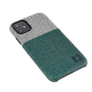 iPhone 11 Luxe M2 Wallet Case [Green/Grey]