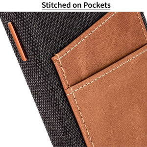 iPhone 14 Plus Fabric M2F Card Case [Light Brown]