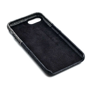 Luxe Wallet Case for iPhone SE 3, SE 2, 8/7 [Black/Grey]