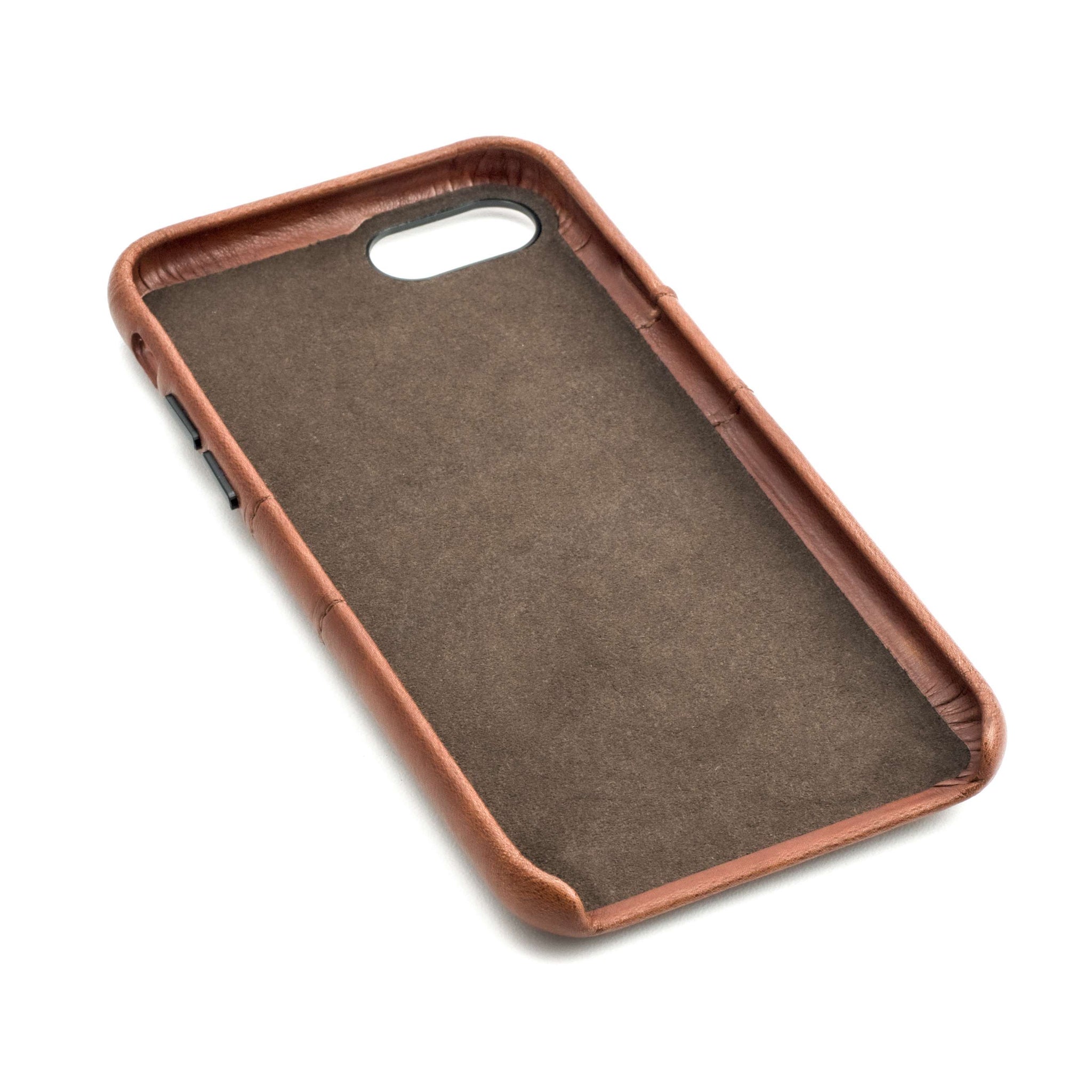 Exec Wallet Case for iPhone SE 3, SE 2, 8, 7 [Brown]