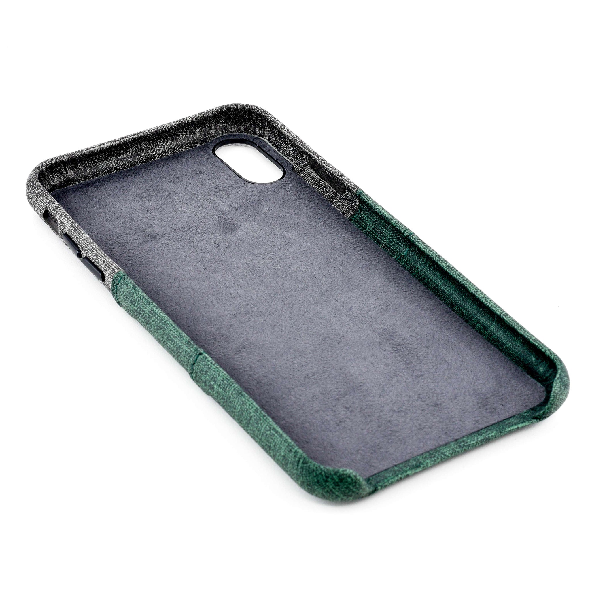 iPhone XS Max Luxe M2 Wallet Case [Green/Grey]