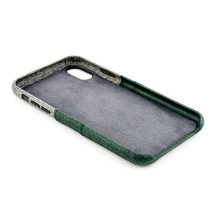 iPhone XR Luxe M2 Wallet Case [Green/Grey]