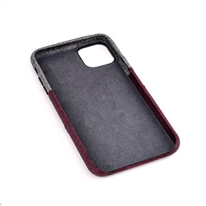 iPhone 11 Pro Max Luxe M2 Wallet Case [Maroon/Grey]