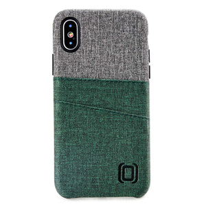 iPhone X/XS Luxe M2 Wallet Case [Green/Grey]