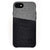 Luxe Wallet Case for iPhone SE 3, SE 2, 8/7 [Black/Grey]
