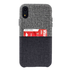 iPhone XR Luxe M1 Wallet Case [Black/Grey]