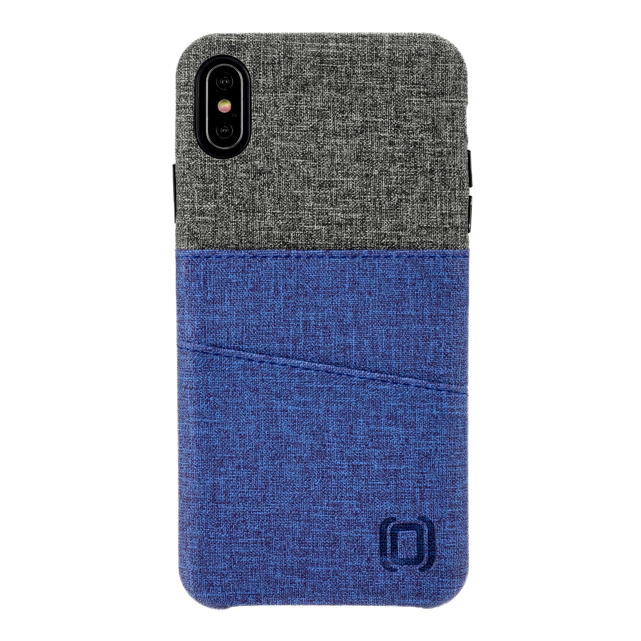 iPhone XS Max Luxe M2 Wallet Case [Blue/Grey]