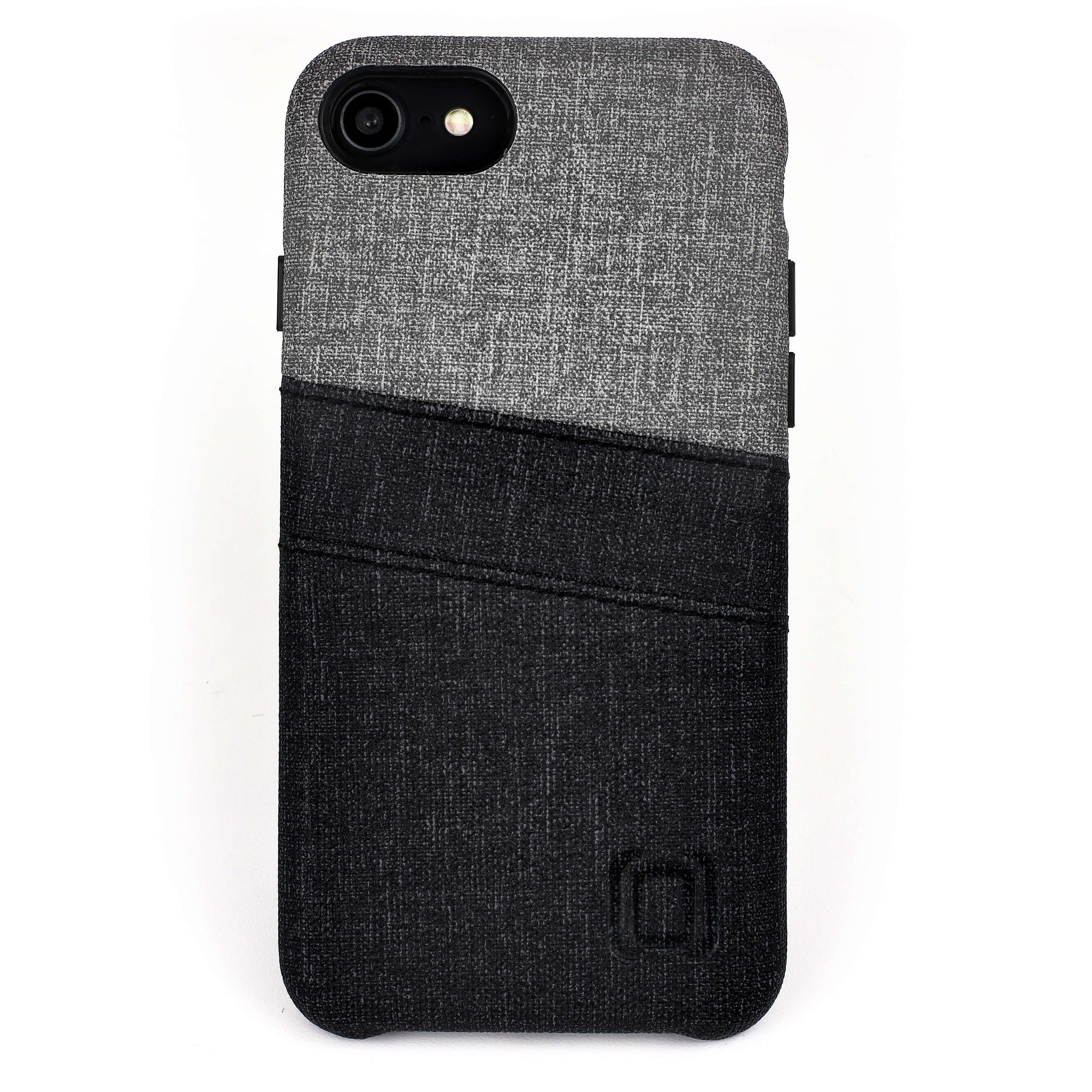 iPhone SE 3, SE 2, 8/7 Luxe M2 Wallet Case [Black/Grey]