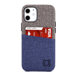 iPhone 12 Mini Luxe M2 Wallet Case [Blue/Grey]