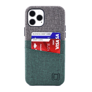 iPhone 12/12 Pro Luxe M2 Wallet Case [Green/Grey]