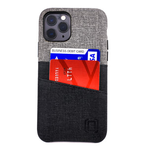 iPhone 11 Pro Luxe M2 Wallet Case [Black/Grey]