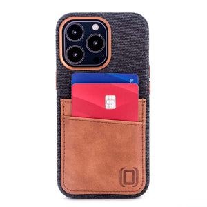 iPhone 13 Pro Fabric M2F Card Case [Light Brown]