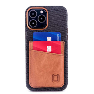 iPhone 13 Pro Max Fabric M2F Card Case [Light Brown]