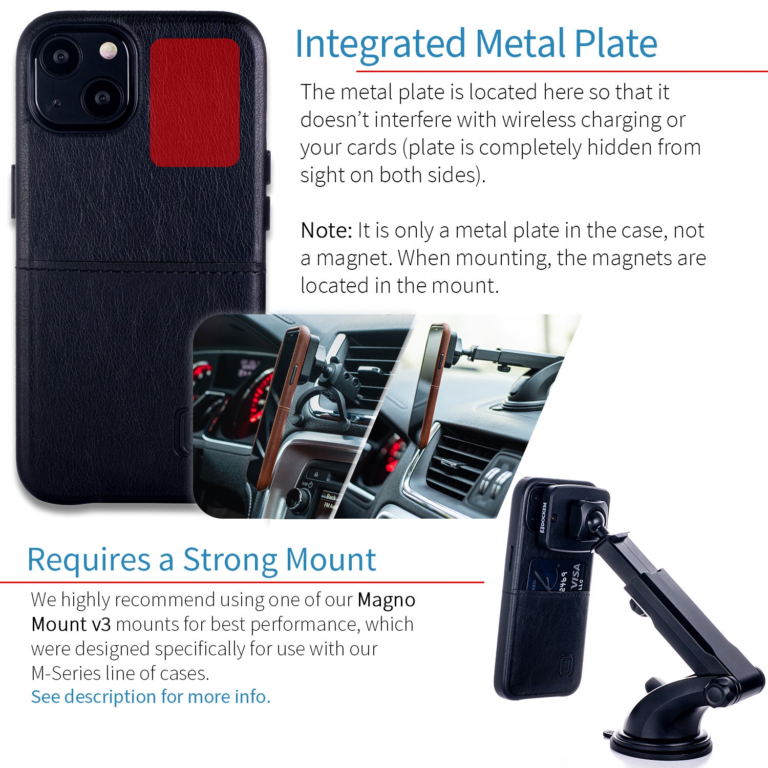 iPhone 13 Exec M1 Card Case [Black]