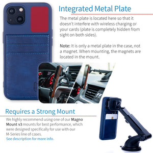 iPhone 13 Exec M2T Wallet Case [Navy]